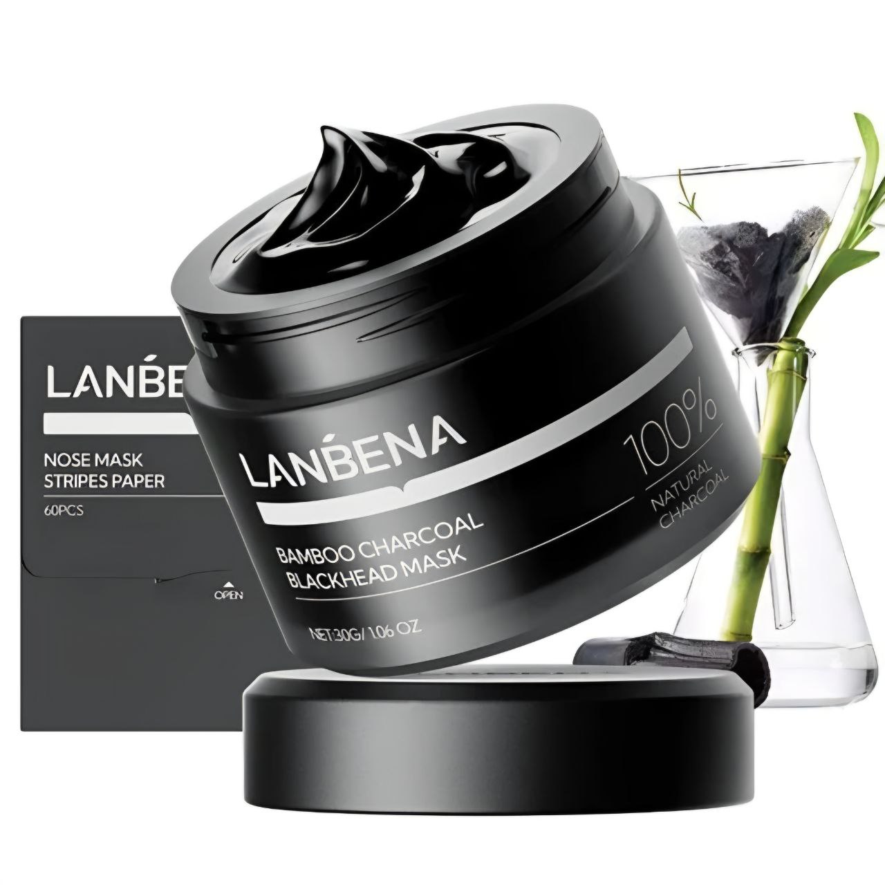 💥چسب بینی لانبنا کاسه ای زغال بامبو💥